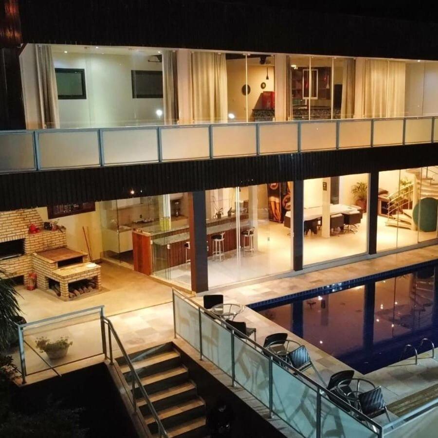 Mansao Casa Blanca Em Sao Roque C/ 5 Vagas Garagem Villa Exteriör bild